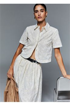 Camicia da donna di colore bianco Liu.jo White | WA6508T472AP9417