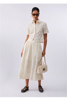 Camicia da donna di colore bianco Liu.jo White | WA6508T472AP9417