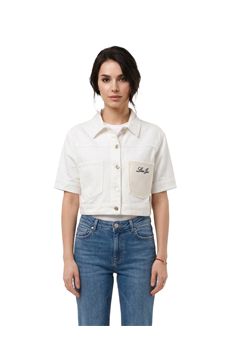 Giacca da donna di colore bianco Liu.jo White | WA6509T181610701