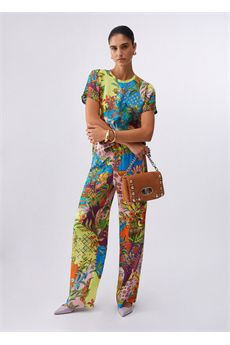 T-shirt da donna fantasia Liu.jo White | WA6512T473AP9363