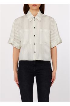 Camicia da donna di colore bianco Liu.jo White | WA6515T437AB3145