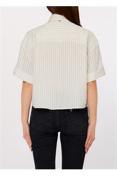 Camicia da donna di colore bianco Liu.jo White | WA6515T437AB3145