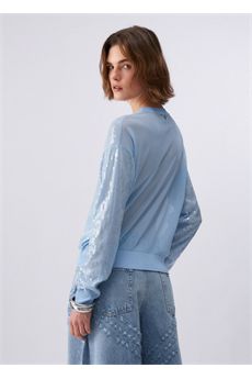 Cardigan da donna di colore azzurro Liu.jo White | WA6530MA68RP9377