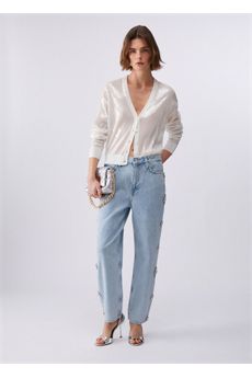 Cardigan da donna di colore bianco Liu.jo White | WA6530MA68RP9691