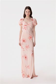 Abito da donna di colore rosa pesca Mar De Margaritas | BENEDETTAPESCA