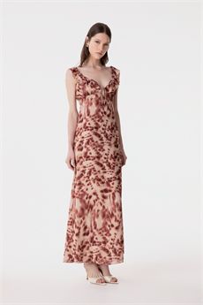 Abito da donna di colore borgogna Mar De Margaritas | CECILIABORGOGNA