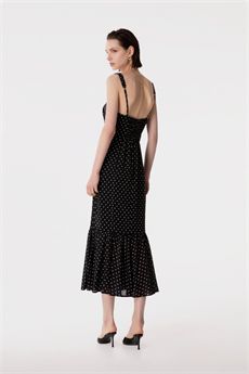 Abito da donna di colore nero Mar De Margaritas | DENISENERO