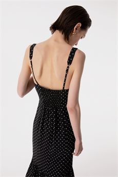 Abito da donna di colore nero Mar De Margaritas | DENISENERO