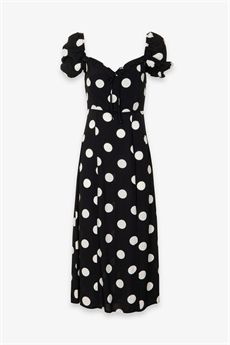 Abito da donna di colore Pois Grande Nero Mar De Margaritas | NIKITAPOIS GRANDE NERO