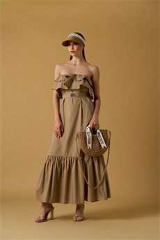 Abito da donna di colore mocha NOSECRETS | 261NS023MOKA