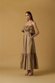 Abito da donna di colore mocha NOSECRETS | 261NS023MOKA