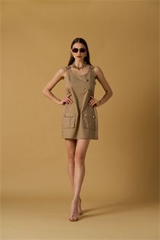 Abito da donna di colore mocha NOSECRETS | 261NS031MOKA