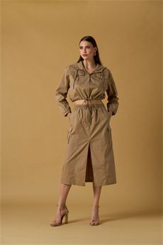 Giubbino da donna di colore mocha NOSECRETS | 261NS034MOKA