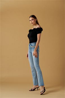 T-shirt da donna di colore caviale NOSECRETS | 261NS079CAVIALE