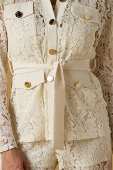 Camicia da donna di colore latte NOSECRETS | 261NS209LATTE