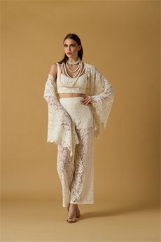 Pantaloni da donna di colore latte NOSECRETS | 261NS210LATTE