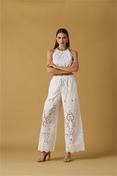 Pantaloni da donna di colore cocco NOSECRETS | 261NS234COCCO