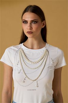 T-shirt da donna di colore cocco NOSECRETS | 261NS282COCCO