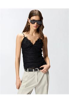 Top da donna di colore nero Pinko Accessori | FRAGOLAZ99
