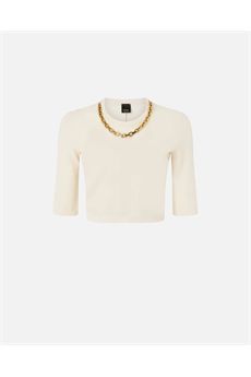 Maglia da donna di colore bianco Pinko Accessori | KIMBERLYC03