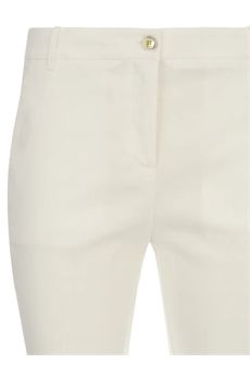 Pantaloni da donna di colore bianco Pinko | BELLOZ05