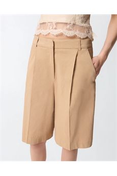 Bermuda da donna di colore beige Pinko | BRYANAD41