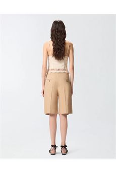 Bermuda da donna di colore beige Pinko | BRYANAD41