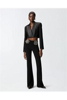 Pantaloni da donna di colore nero Pinko | COCOMEROZ99