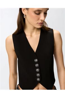 Gilet da donna di colore nero Pinko | GIUGGIOLOZ99