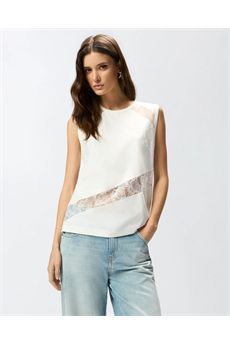 Top da donna di colore bianco Pinko | MOLLYZ05