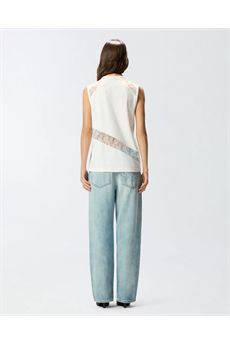 Top da donna di colore bianco Pinko | MOLLYZ05