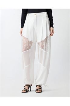 Pantaloni da donna di colore bianco Pinko | NACYZ05