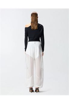 Pantaloni da donna di colore bianco Pinko | NACYZ05