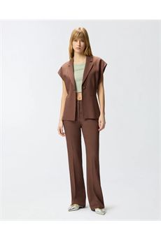 Pantaloni da donna di colore marrone Pinko | NEW SERENIDADL78