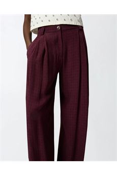 Pantaloni da donna di colore Bordeaux Pinko | RUTHRR7