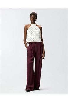 Pantaloni da donna di colore Bordeaux Pinko | RUTHRR7
