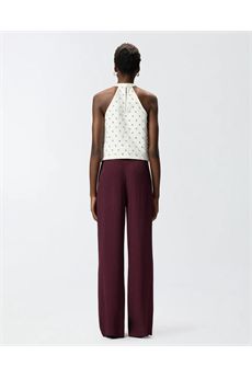 Pantaloni da donna di colore Bordeaux Pinko | RUTHRR7