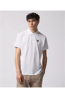 Polo da uomo di colore bianco