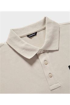 Polo da uomo di colre beige Refrigiwear | KURTA00081