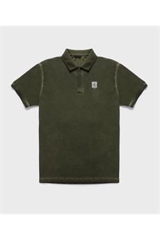 Polo da uomo di colore verde militare Refrigiwear | KURTE00312