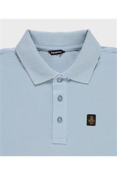 Polo da uomo di colore celeste Refrigiwear | KURTF04008