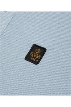 Polo da uomo di colore celeste Refrigiwear | KURTF04008