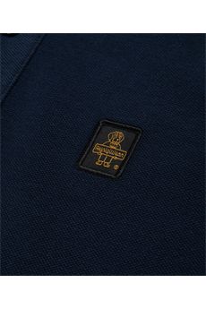 Polo da uomo di colore blu Refrigiwear | KURTP02800