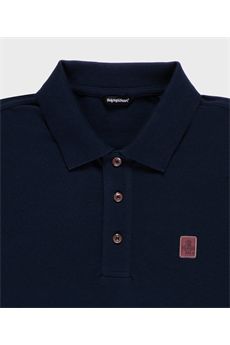 Polo da uomo di colore blu Refrigiwear | NEW MAINF02800