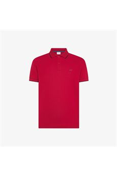 Polo da uomo di colore rosso Sun 68 | A3611110