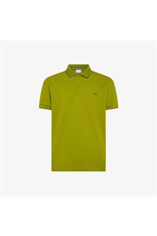 Polo da uomo di colore verde oliva Sun 68 | A3611142