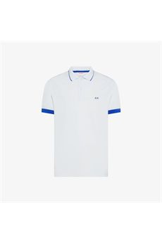 Polo da uomo di colore bianco Sun 68 | A3612001