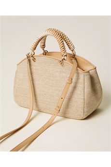 Borsa da donna di colore paglia Twinset Accessori | 261TB705300193