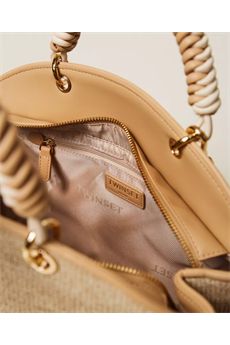 Borsa da donna di colore paglia Twinset Accessori | 261TB705300193