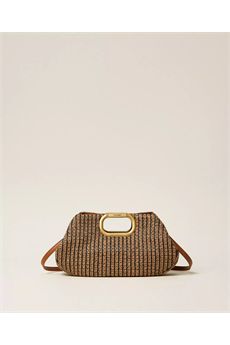 Borsa da donna  Bicolor Marrone Cuoio / Nero Twinset Accessori | 261TB750006228